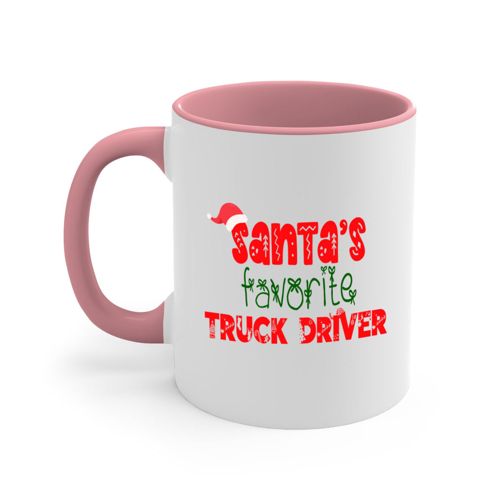 santas favorite truck driver style 1134#- christmas-Mug / Coffee Cup