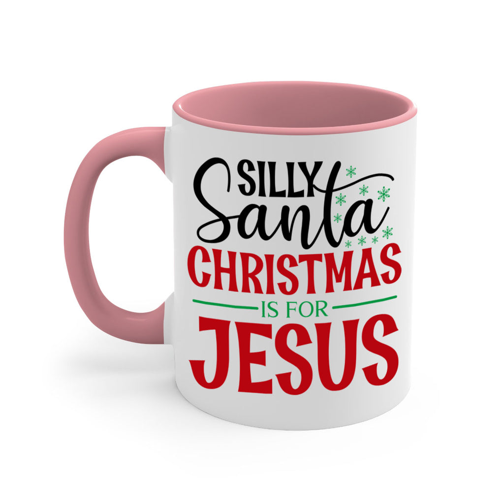 silly santa christmas is for jesus style 1174#- christmas-Mug / Coffee Cup