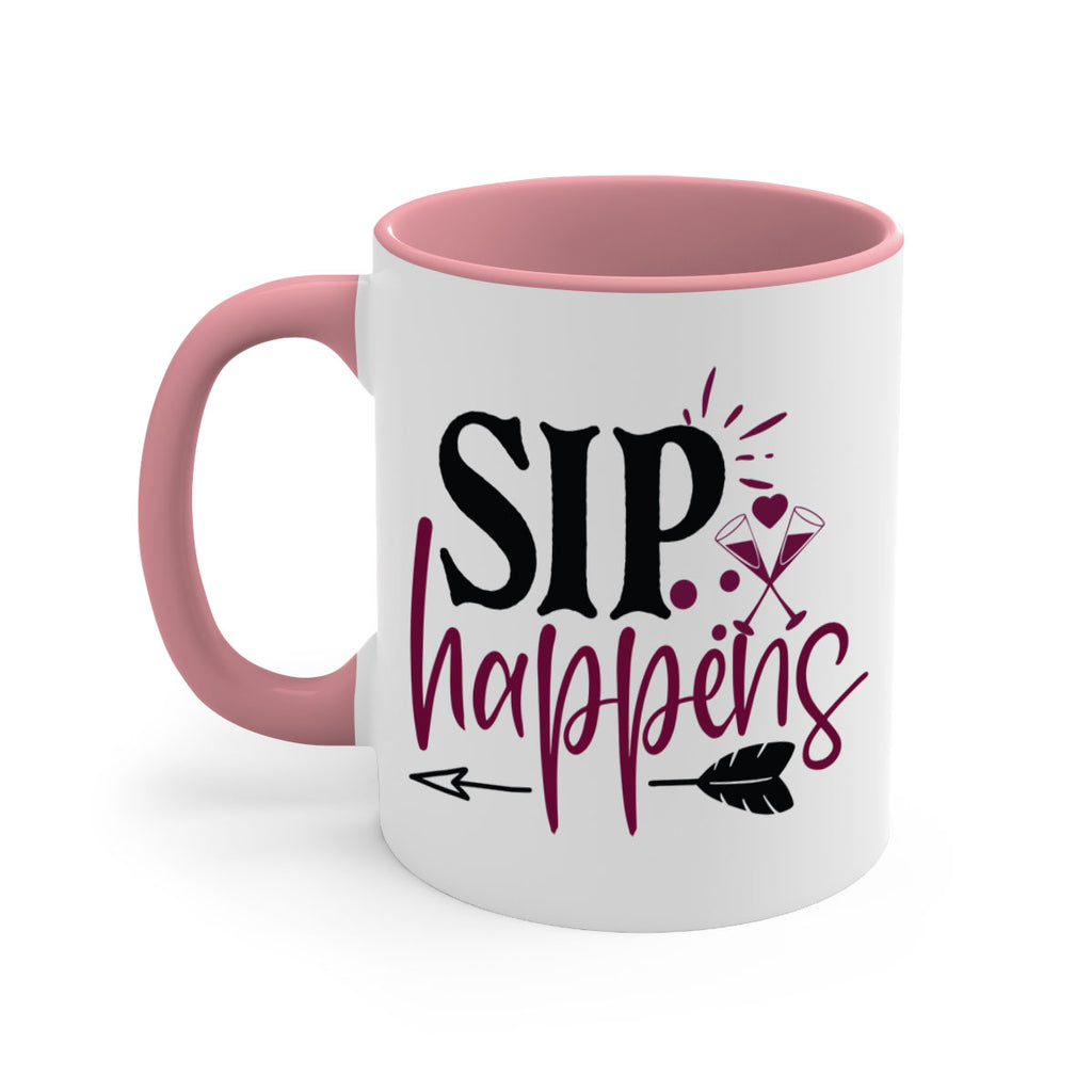 sip happens 164#- wine-Mug / Coffee Cup