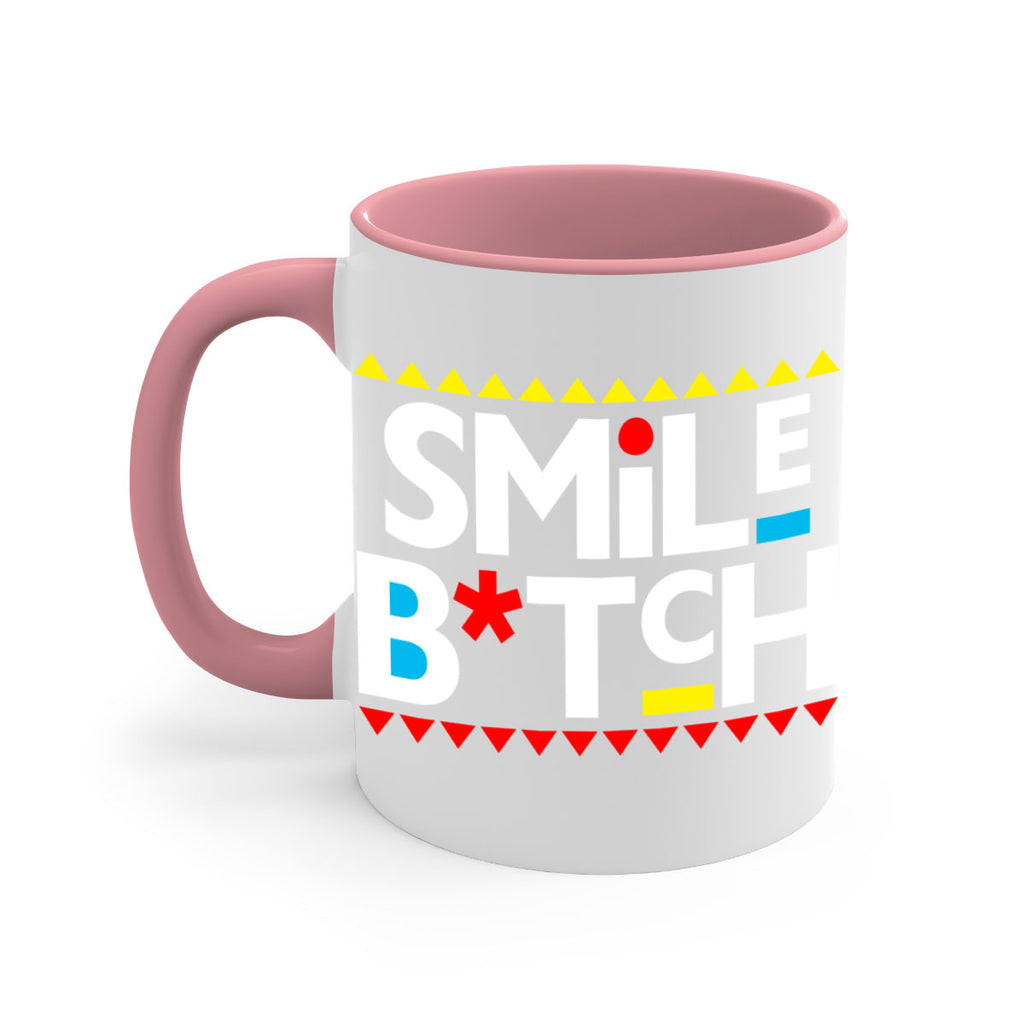 smile bitch 30#- black words - phrases-Mug / Coffee Cup