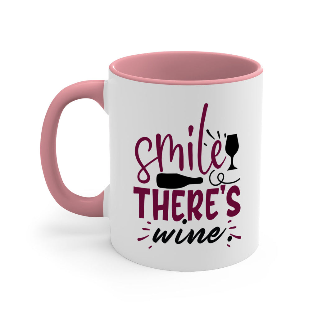smile theres wine 159#- wine-Mug / Coffee Cup