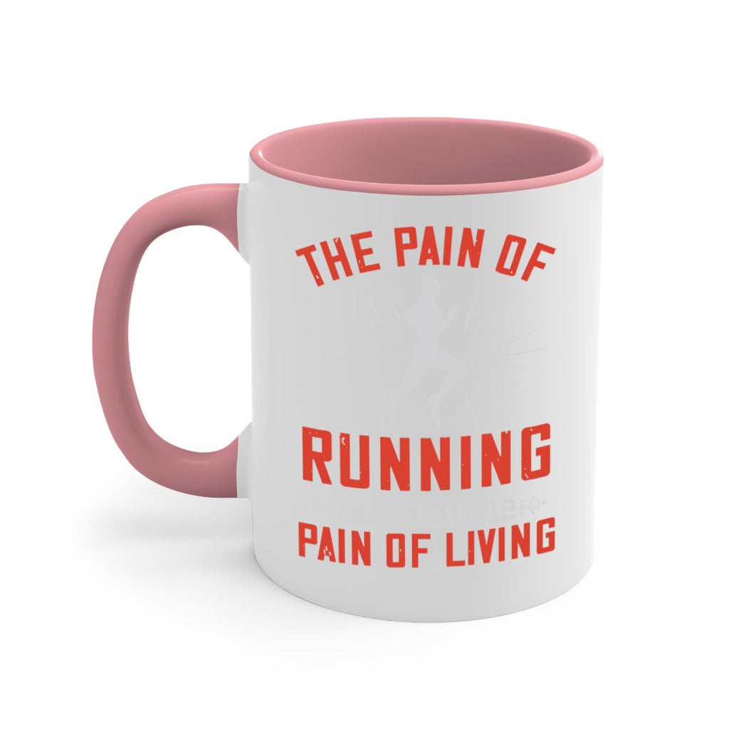 the pain of running relieves the pain of living 12#- running-Mug / Coffee Cup