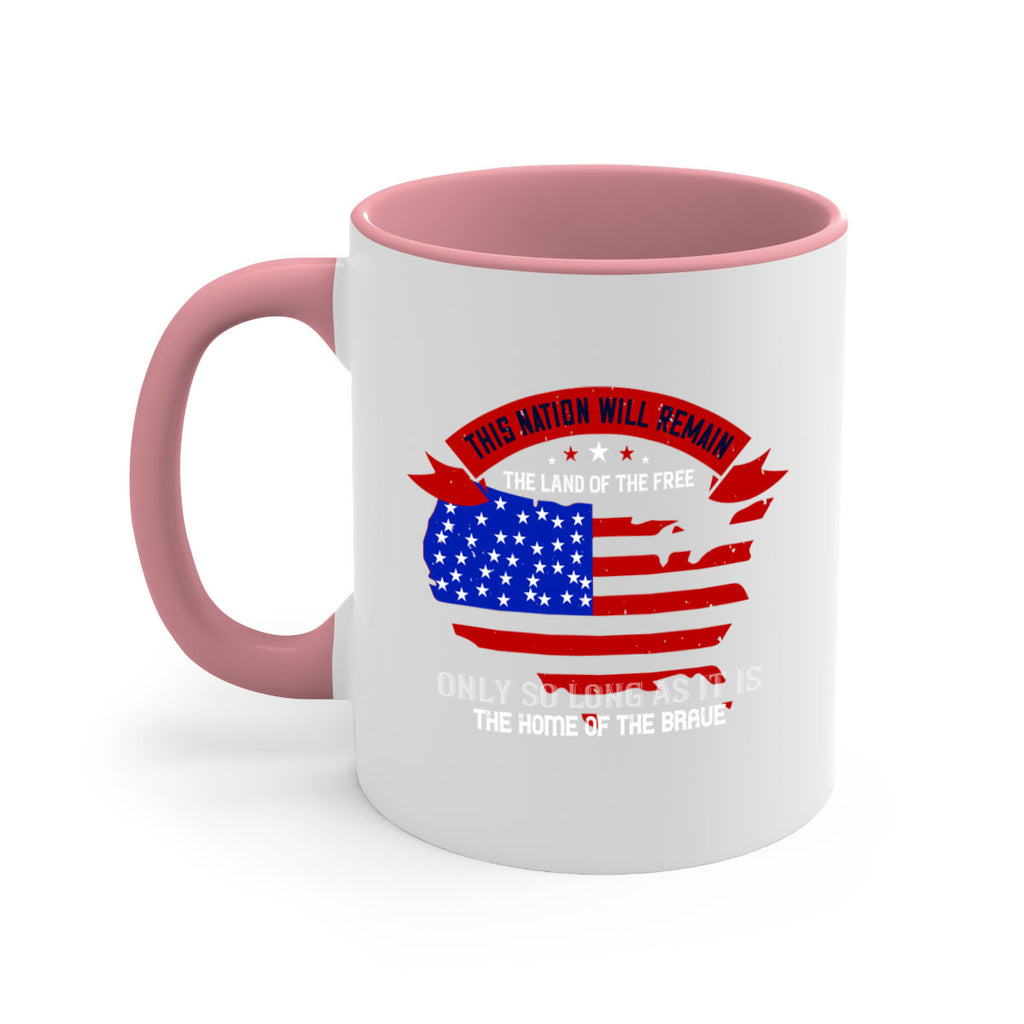 this nation will remain the land of the free only so long as it is the home of the brave 84#- veterns day-Mug / Coffee Cup