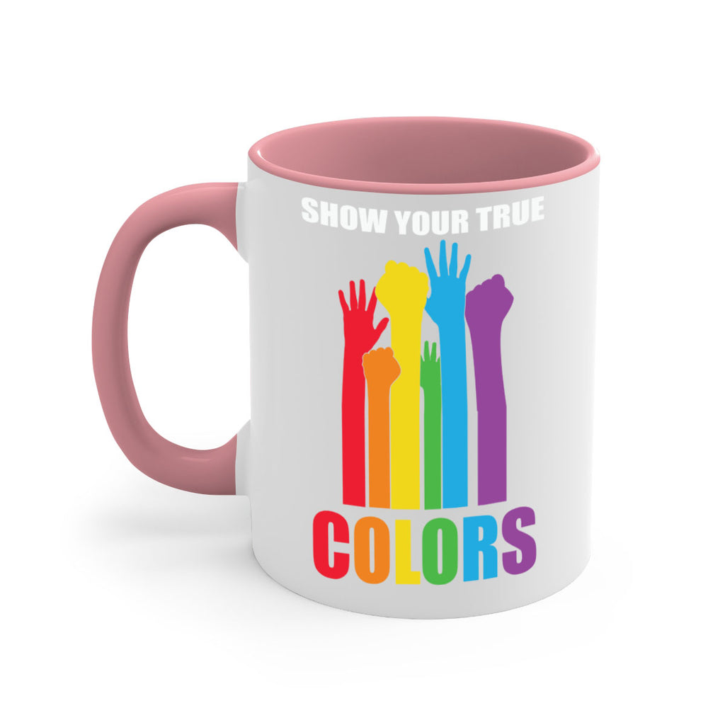 true colors rainbow pride flag lgbt 9#- lgbt-Mug / Coffee Cup