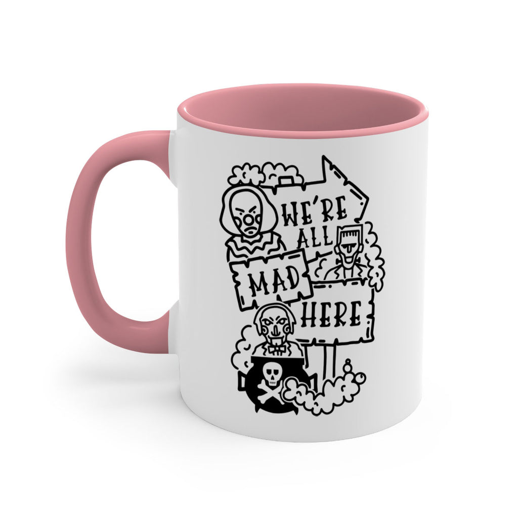 were all mad here 15#- halloween-Mug / Coffee Cup