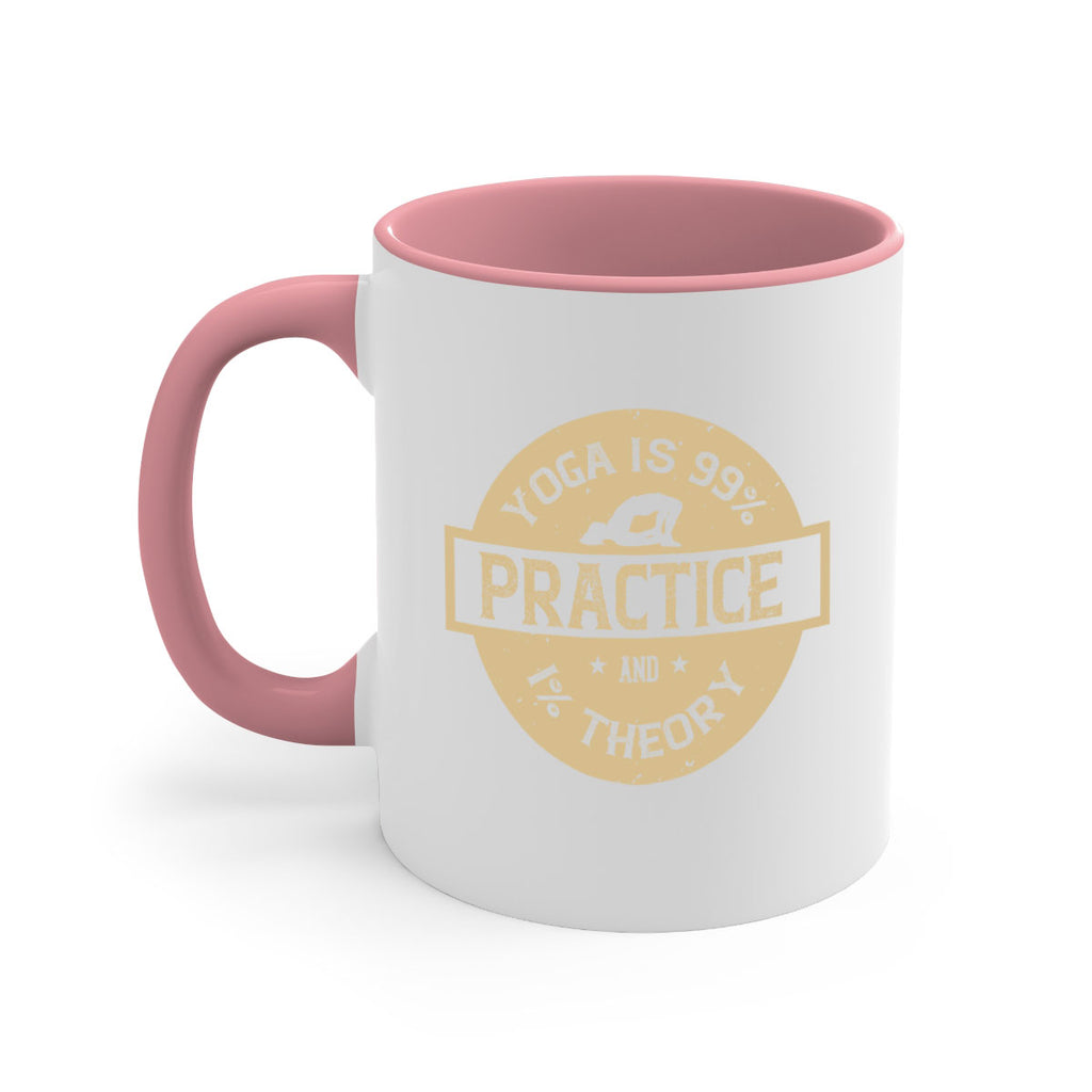 yoga is practice and theory 28#- yoga-Mug / Coffee Cup