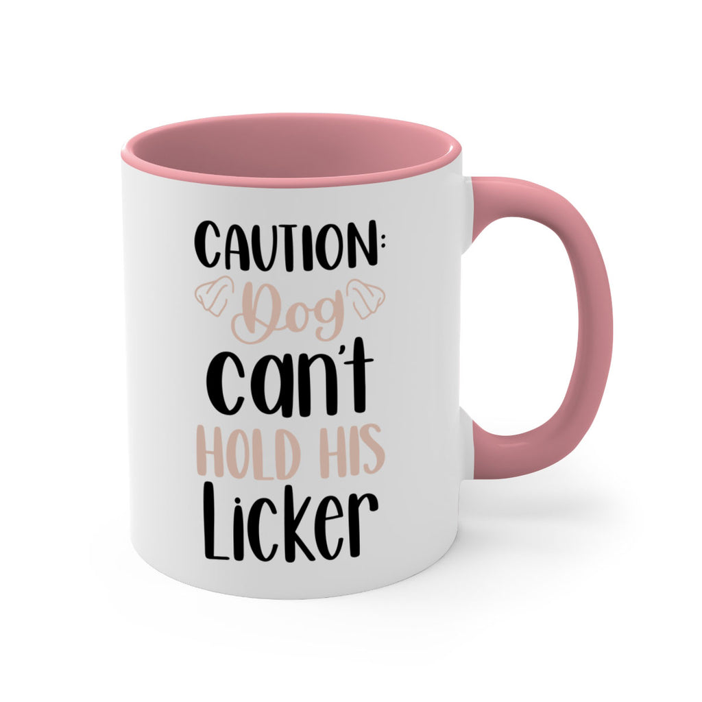 Caution Dog Cant Hold Style 31#- Dog-Mug / Coffee Cup
