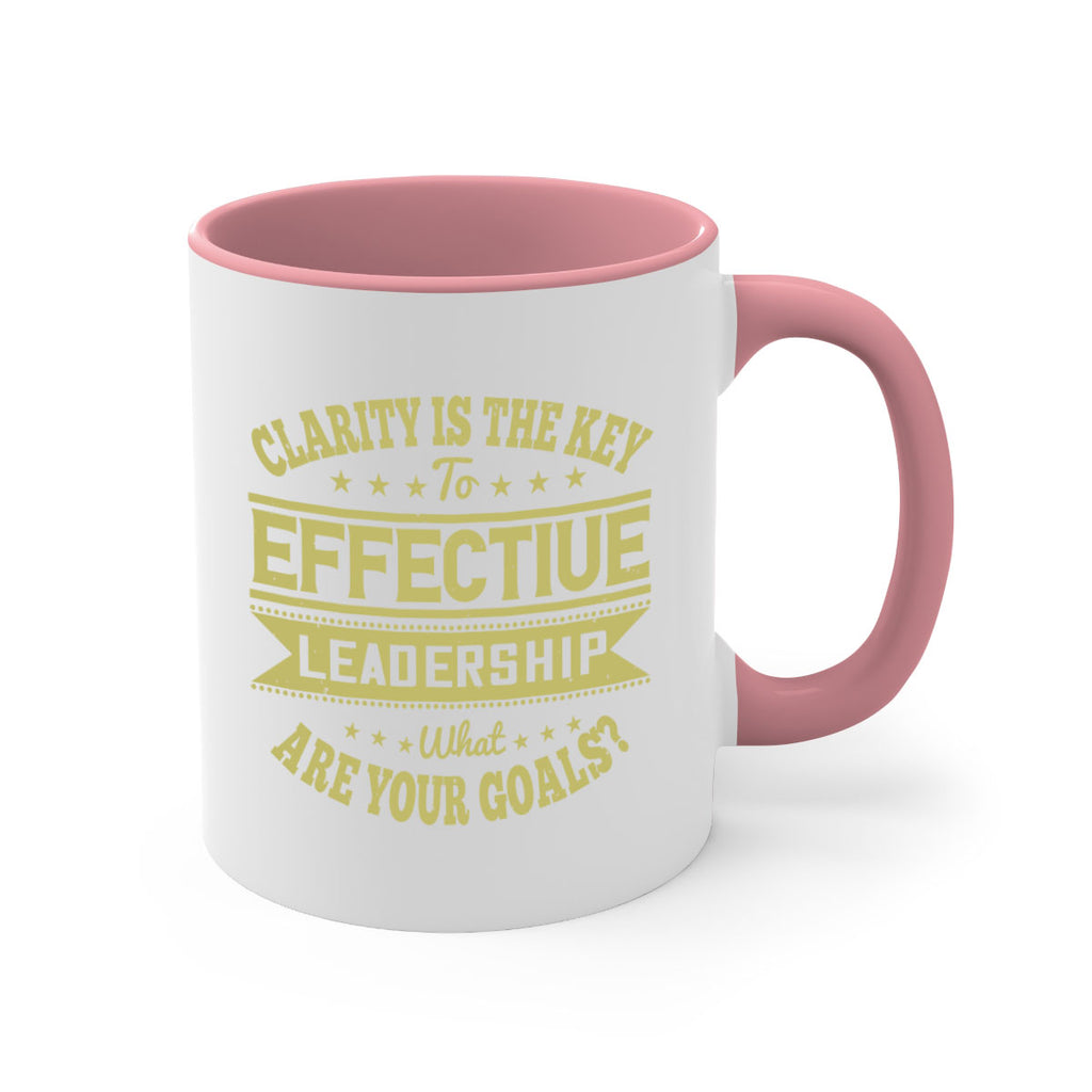 Clarity Is The Key To Effective Leadership What Are Your Goals Style 50#- motivation-Mug / Coffee Cup