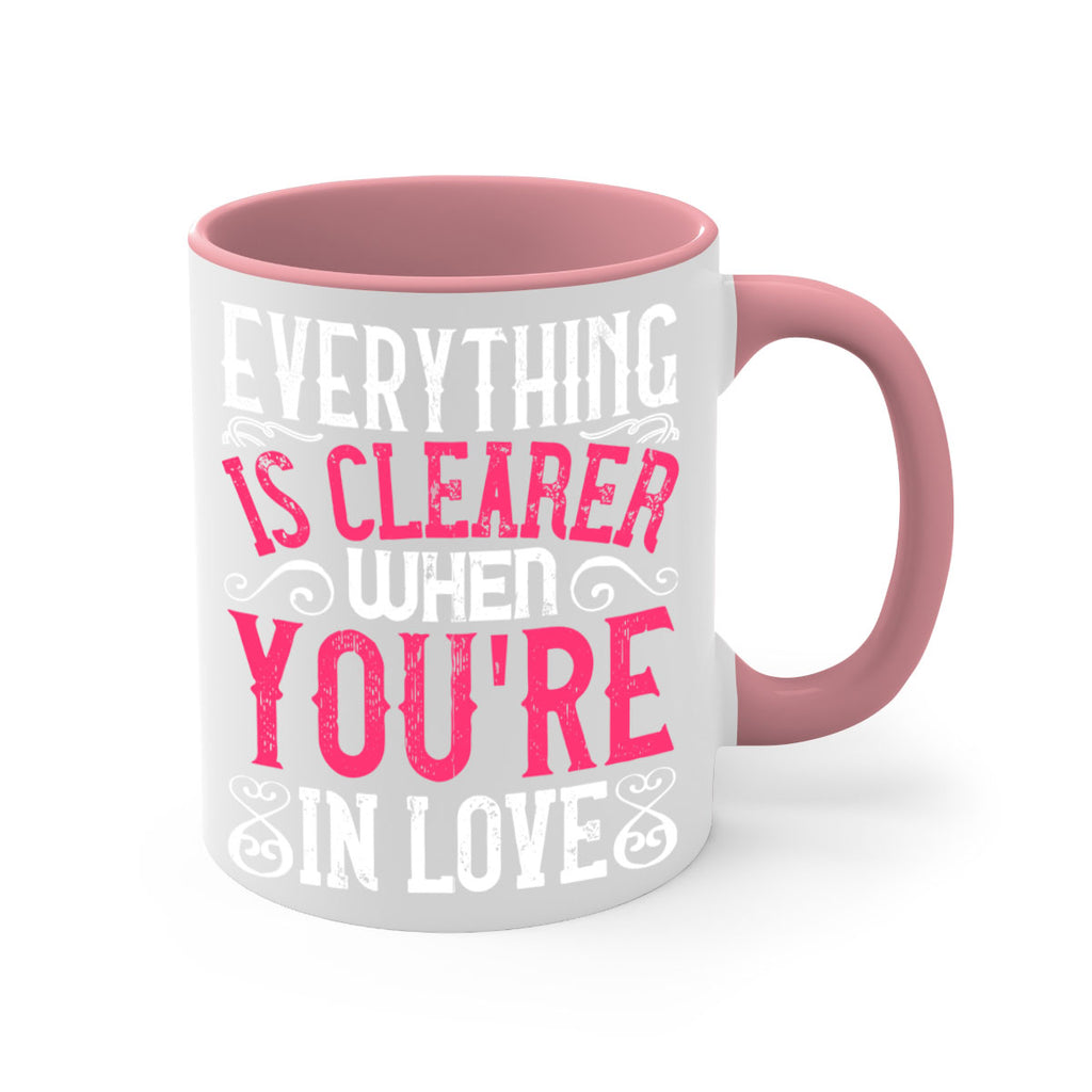 Everything is clearer when youre in love Style 48#- Dog-Mug / Coffee Cup