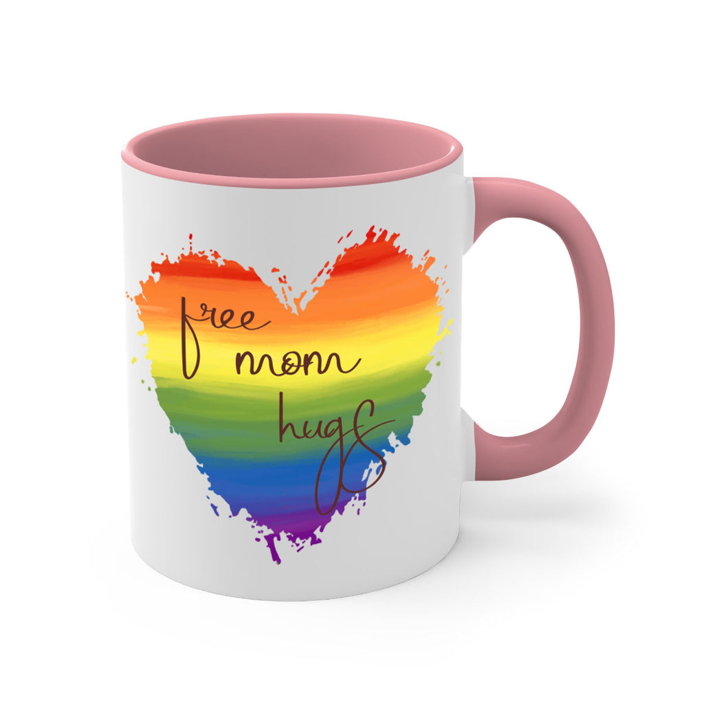 Free Mom Hugs Rainbow Pride Lgbt Png 35#- lgbt-Mug / Coffee Cup