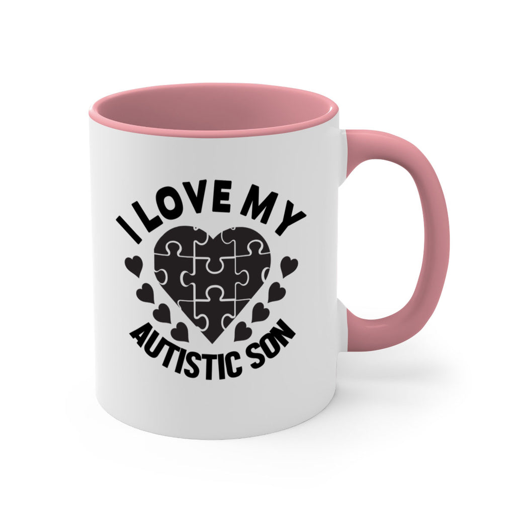 I love my Style 46#- autism-Mug / Coffee Cup