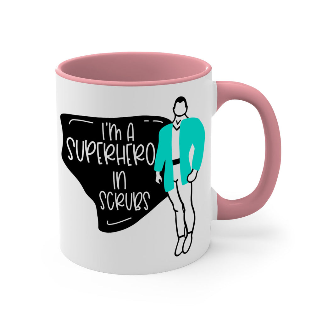 Im A Superhero In Scrubs Style Style 152#- nurse-Mug / Coffee Cup