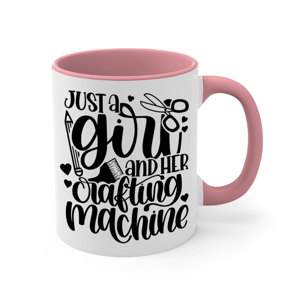 Just A Girl And Her Crafting 16#- crafting-Mug / Coffee Cup
