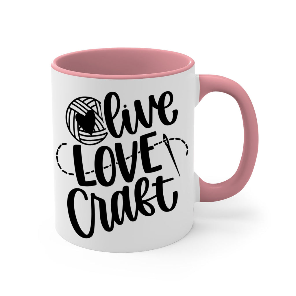 Live Love Craft 15#- crafting-Mug / Coffee Cup