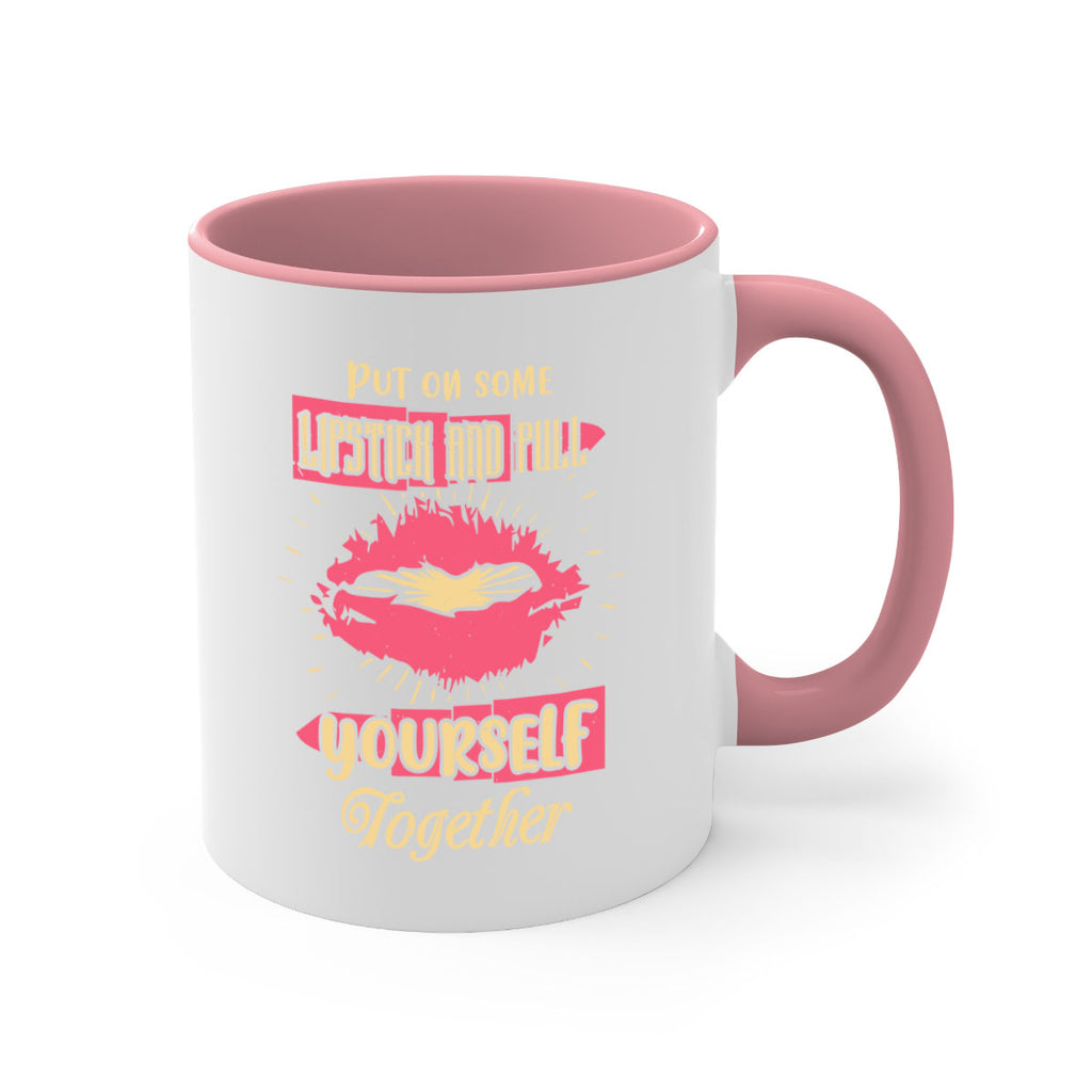 Put on some lipstick and pull yourself together Style 188#- makeup-Mug / Coffee Cup