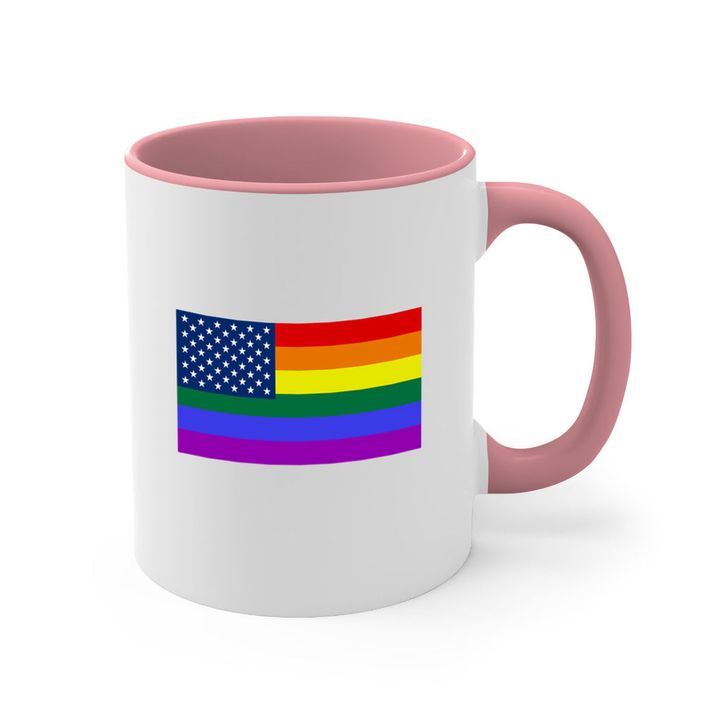 Rainbow american flag 11#- lgbt-Mug / Coffee Cup