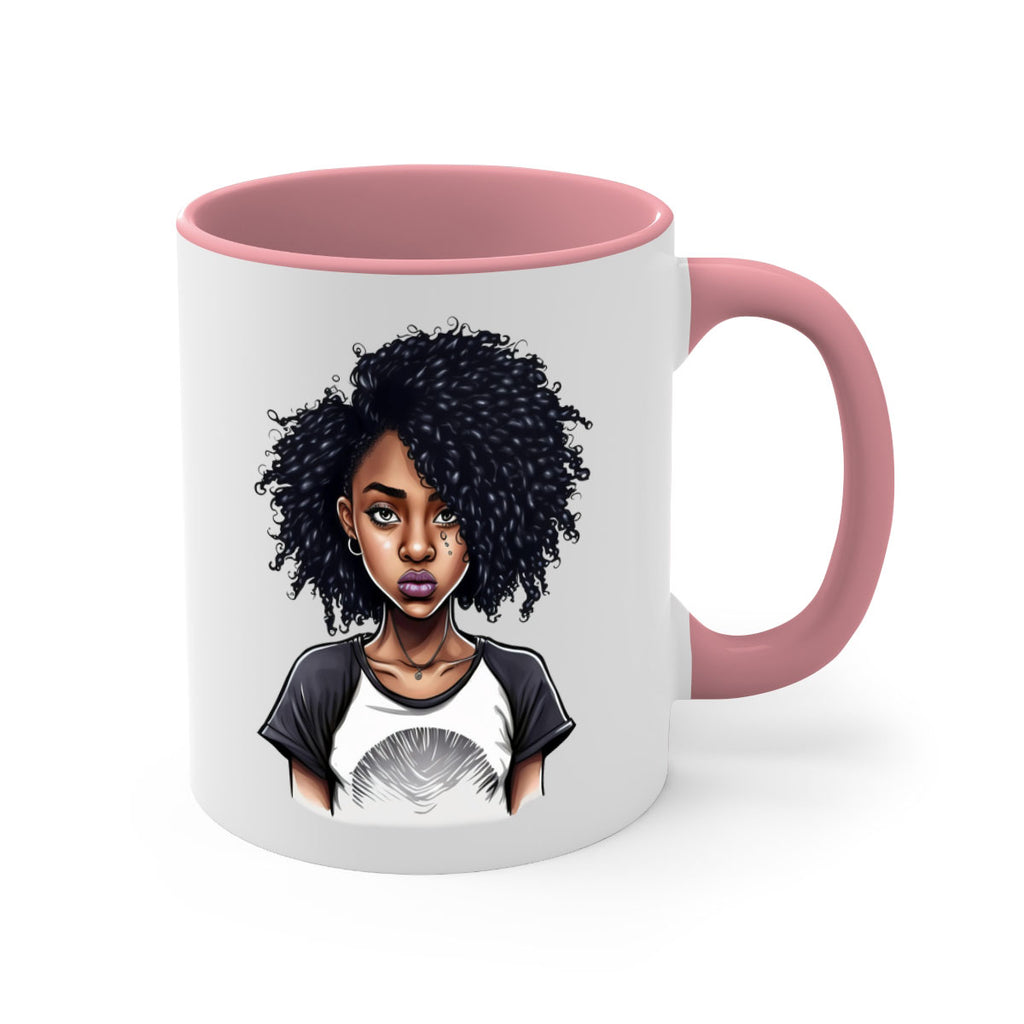 Sparkling Black Girl Design 18#- Black women - Girls-Mug / Coffee Cup