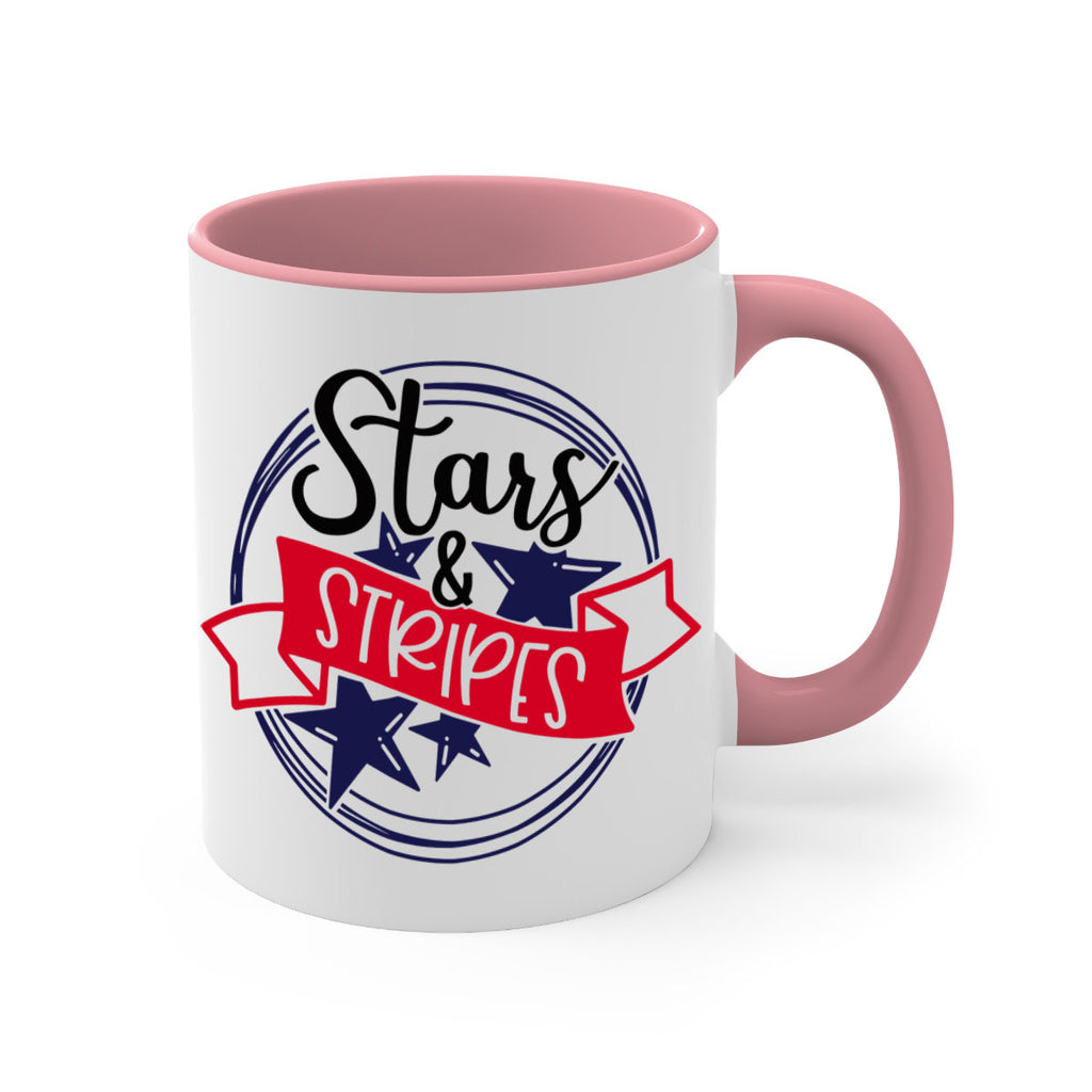 Stars StripeS Style 174#- 4th Of July-Mug / Coffee Cup