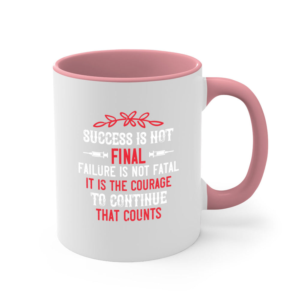 Success is not final Failure is not fatal Style 266#- nurse-Mug / Coffee Cup