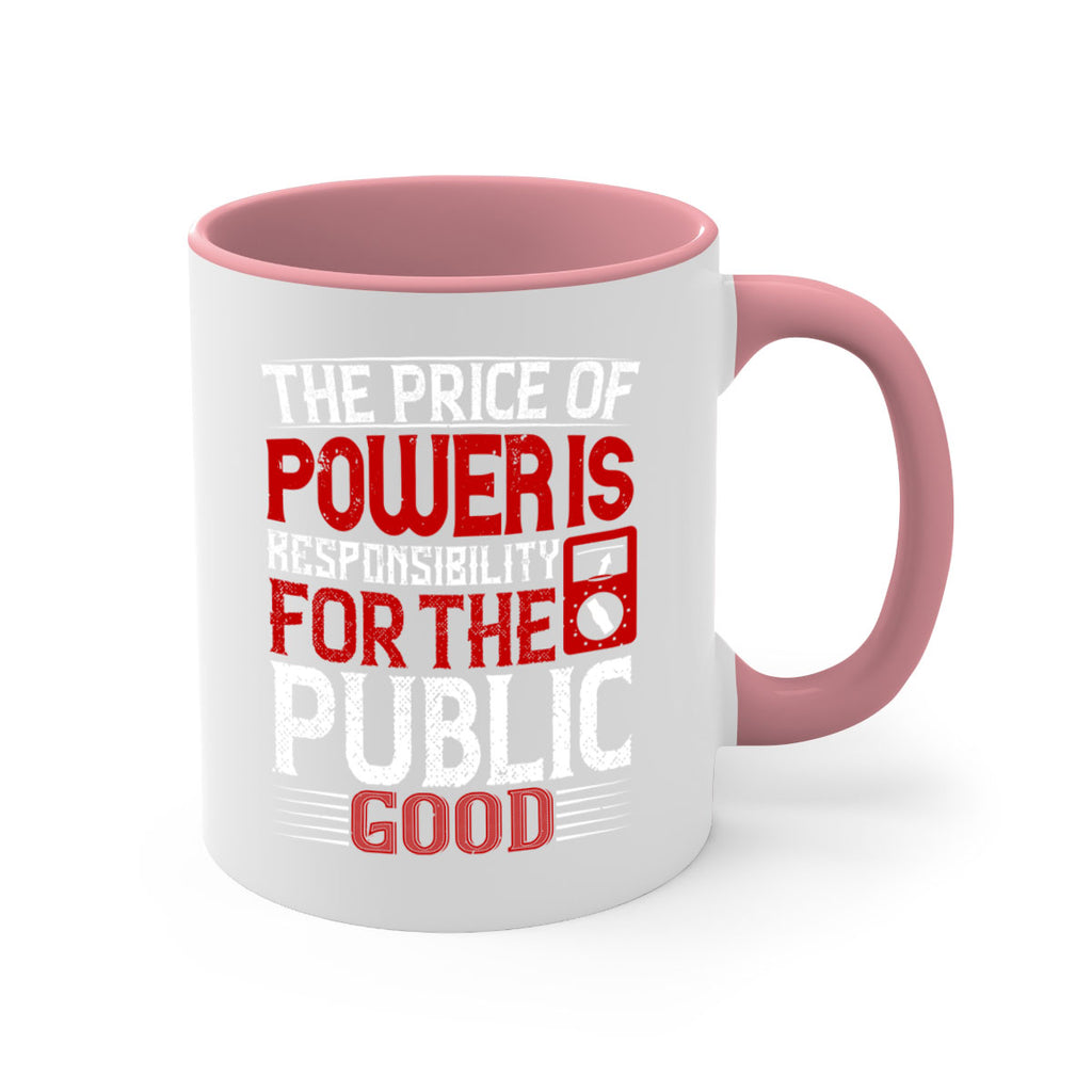 The price of power is responsibility for the public good Style 10#- electrician-Mug / Coffee Cup