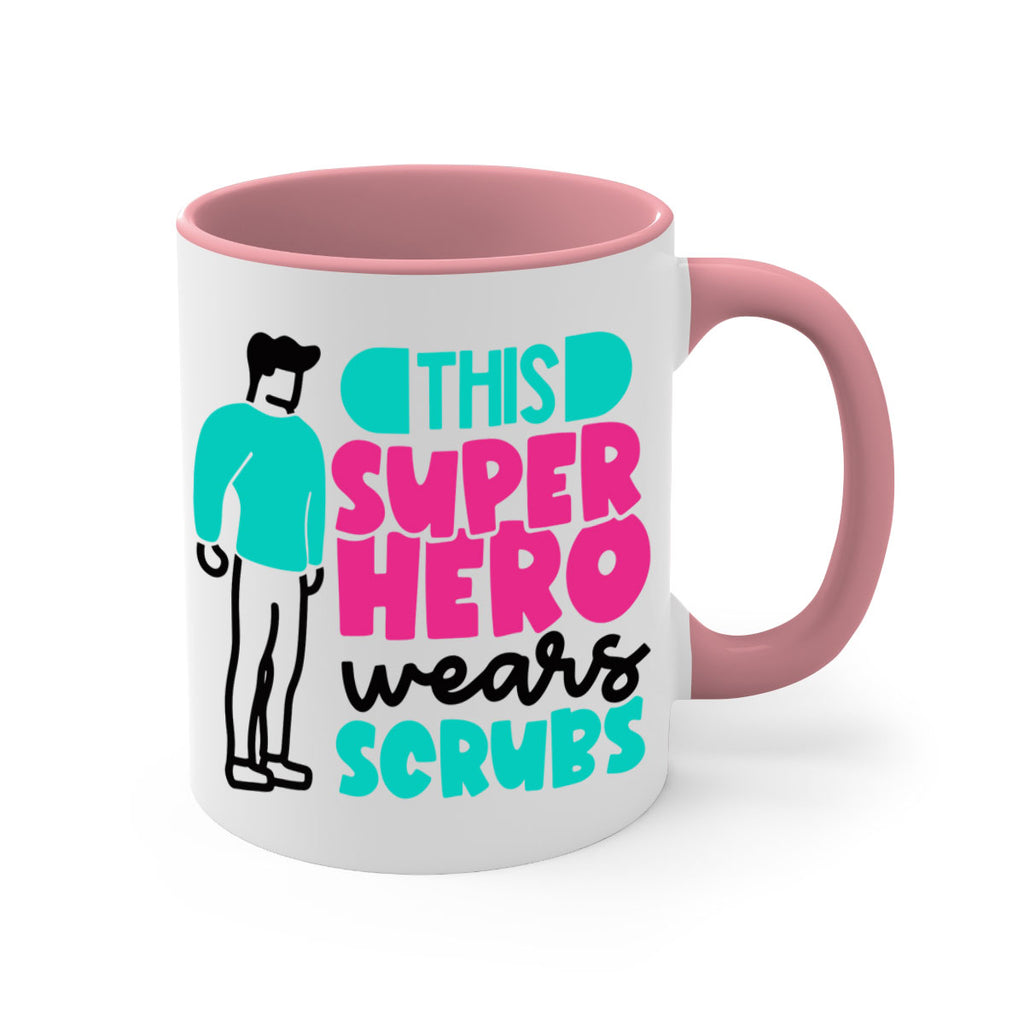 This Superhero Wears Scrubs Style Style 19#- nurse-Mug / Coffee Cup