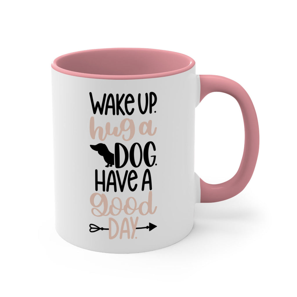 Wake Up Hug A Dog Style 7#- Dog-Mug / Coffee Cup