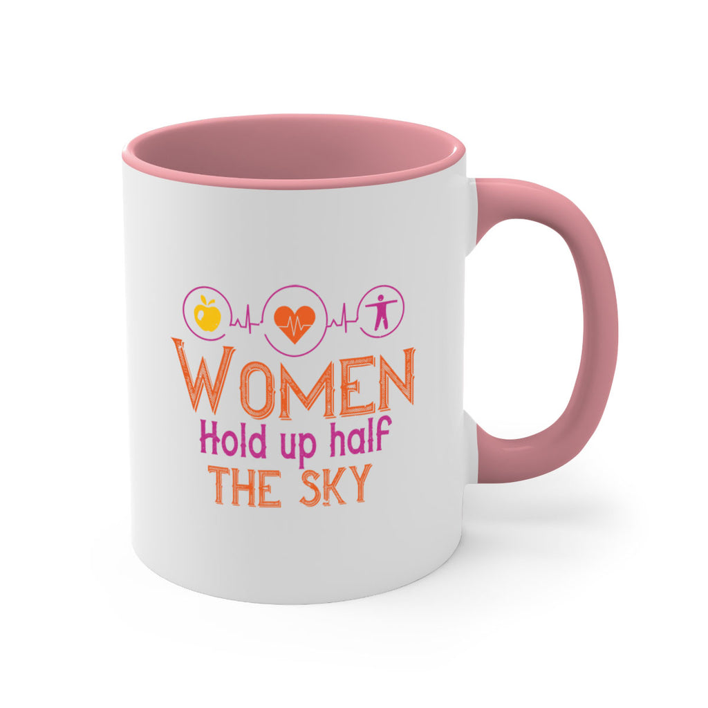 Women hold up half the sky Style 7#- World Health-Mug / Coffee Cup