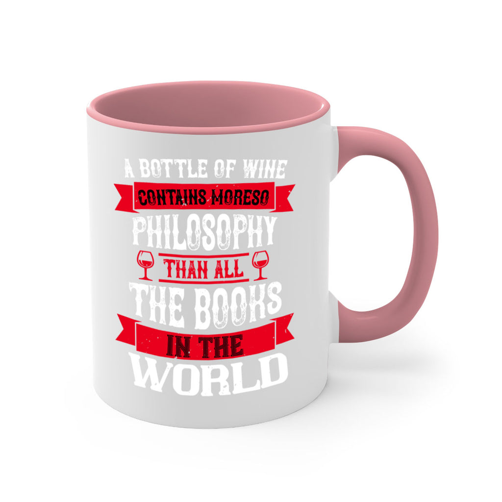a bottle of wine contains moreso 96#- wine-Mug / Coffee Cup