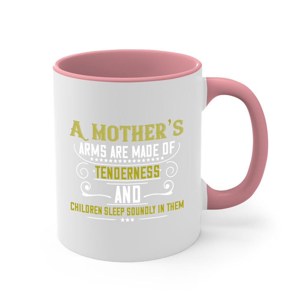 a maothers arms are made of 249#- mom-Mug / Coffee Cup