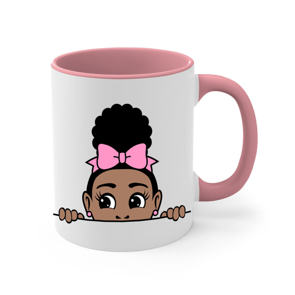 afro puff crown girl 3#- Black women - Girls-Mug / Coffee Cup