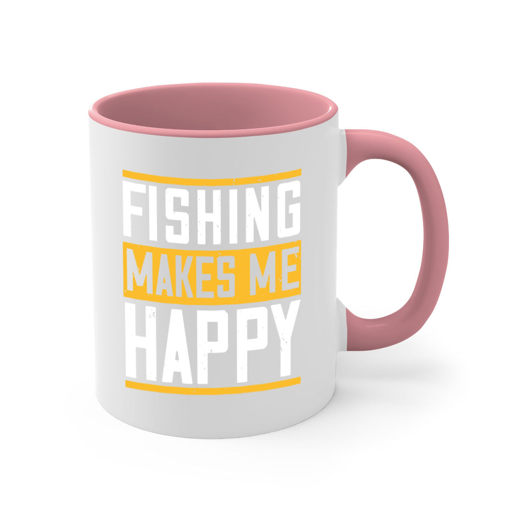 be happy and go for fishing 267#- fishing-Mug / Coffee Cup