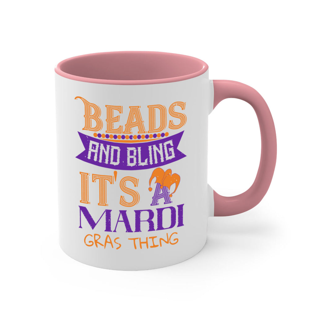 beads and bling its a mardi gras thing 51#- mardi gras-Mug / Coffee Cup