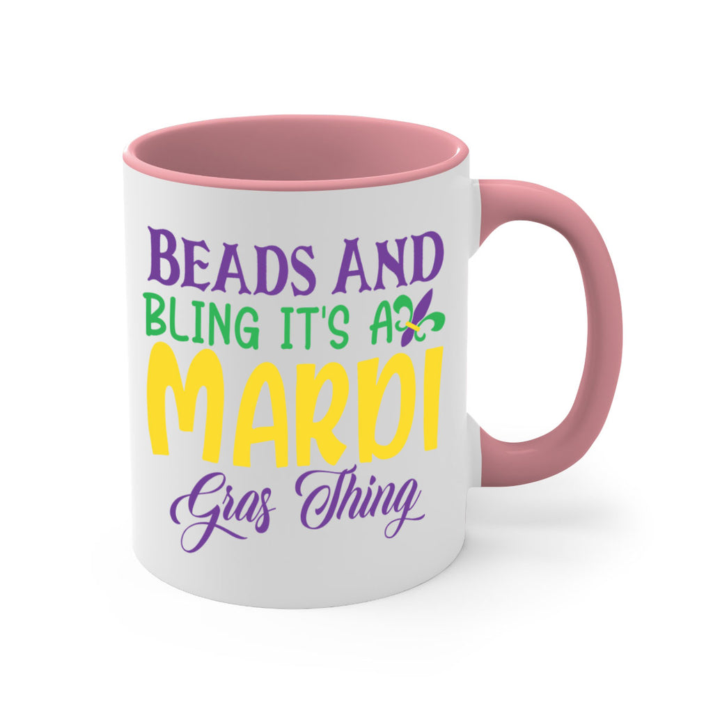 beads and bling its a mardi gras thing 86#- mardi gras-Mug / Coffee Cup