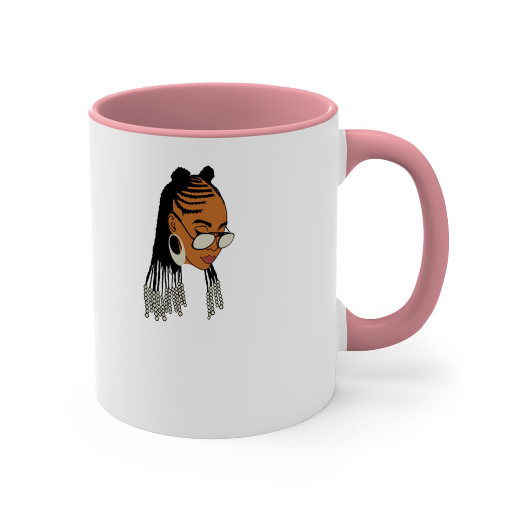 black afro 43#- Black women - Girls-Mug / Coffee Cup