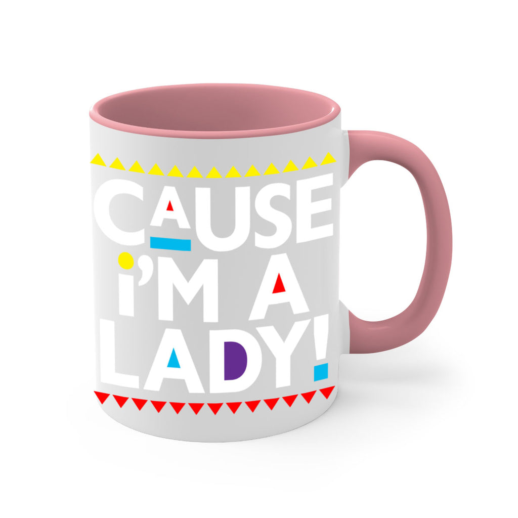 causeimalady 189#- black words - phrases-Mug / Coffee Cup