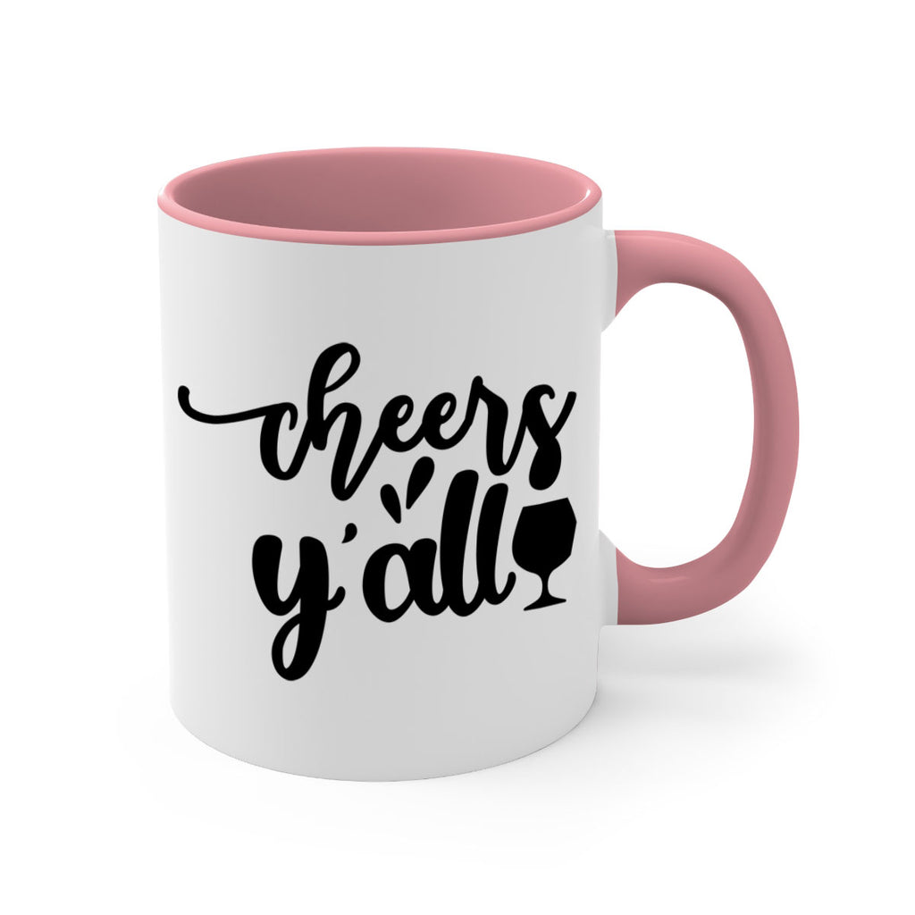 cheers yall 198#- wine-Mug / Coffee Cup