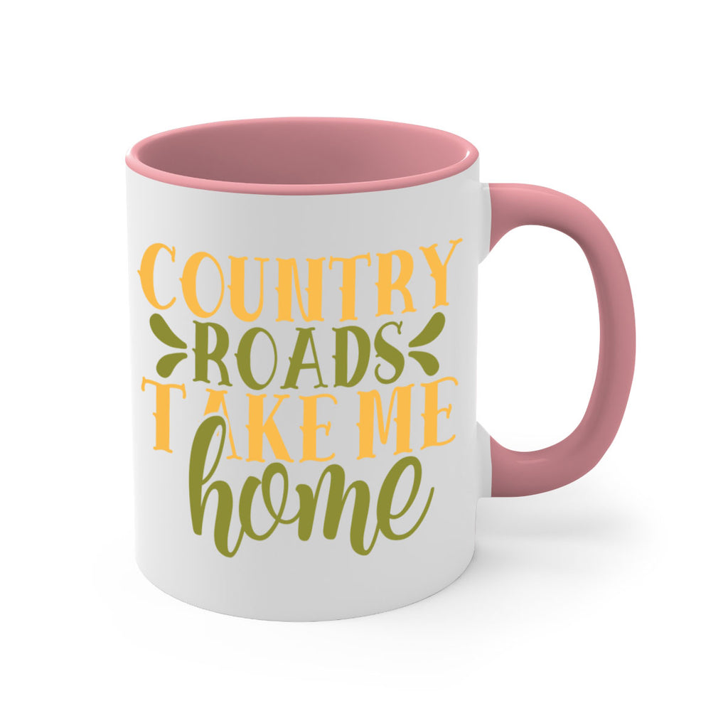 country roads take me home 19#- Farm and garden-Mug / Coffee Cup