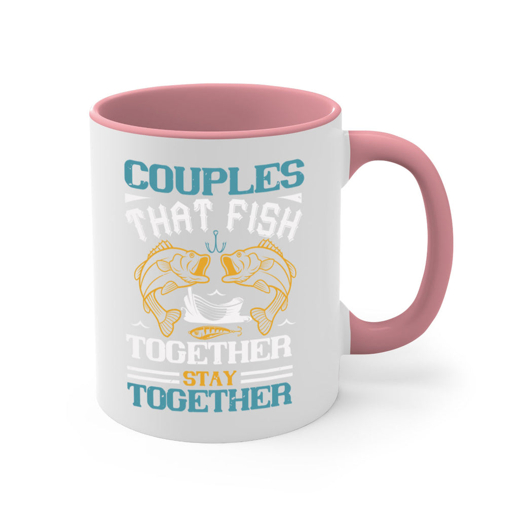 couples that fish together 169#- fishing-Mug / Coffee Cup