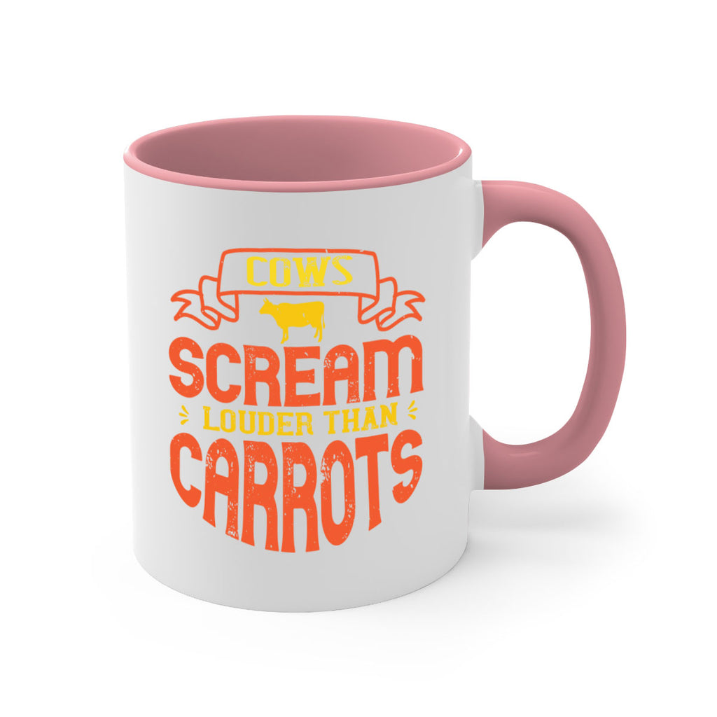 cows scream louder than carrots 71#- vegan-Mug / Coffee Cup
