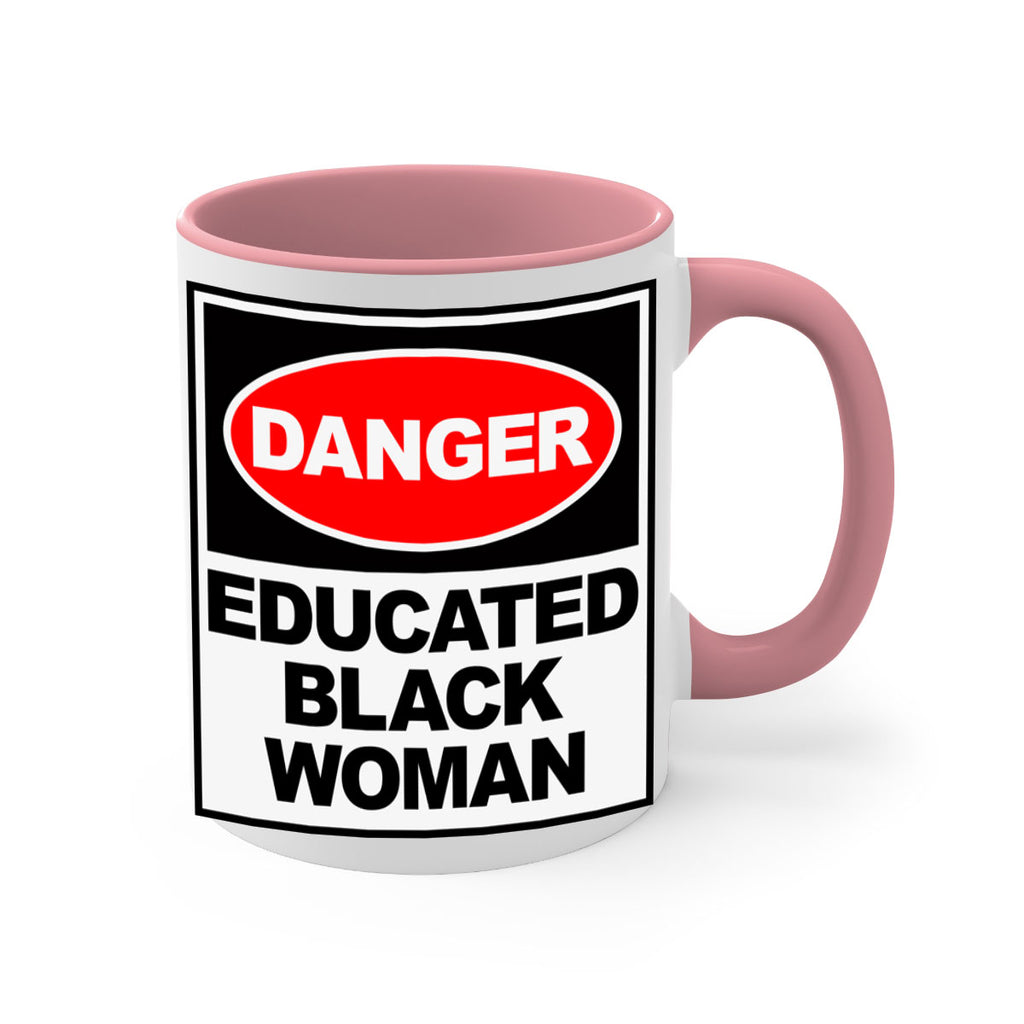 danger educated black  woman 176#- black words - phrases-Mug / Coffee Cup