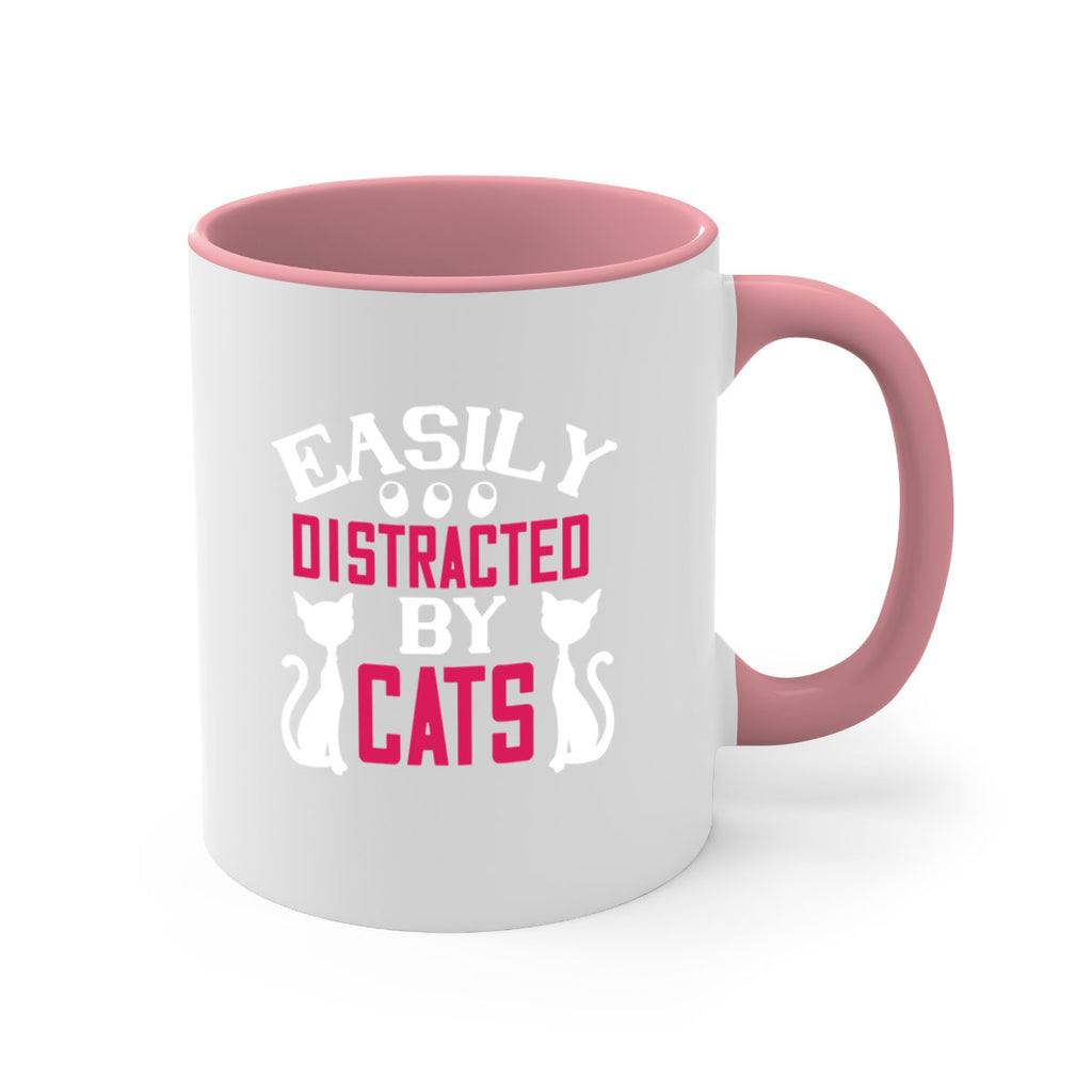 easily distracted by cats Style 46#- cat-Mug / Coffee Cup