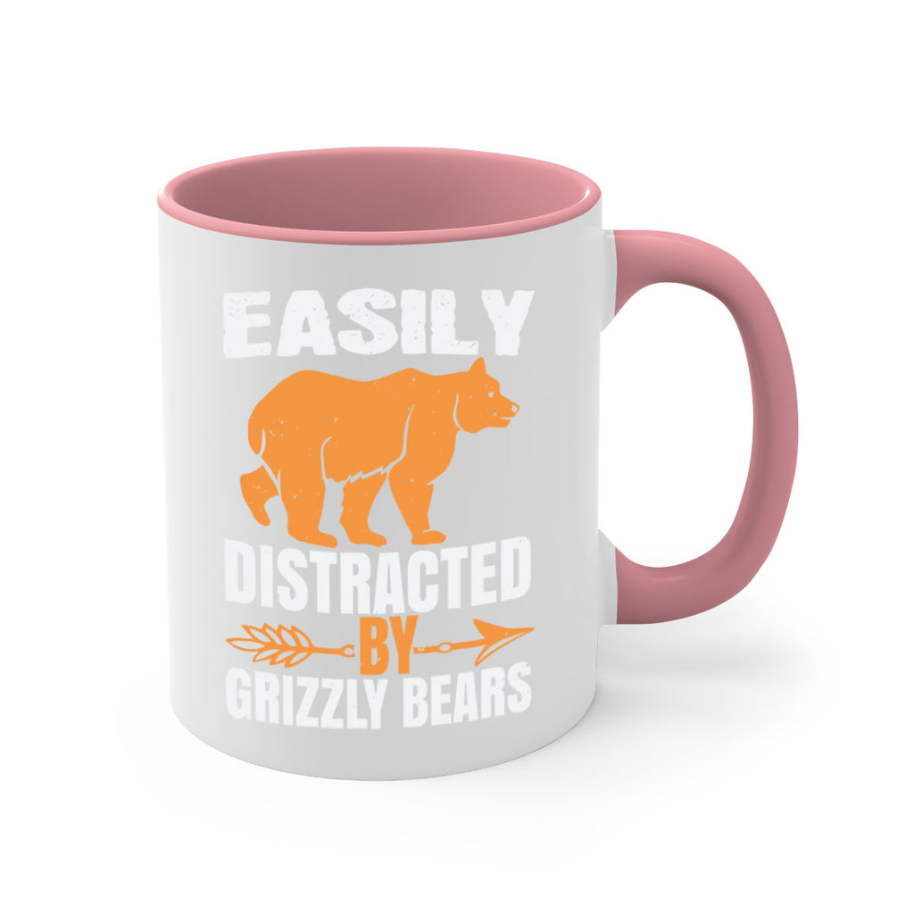 easily distracted by grizzly bears 1#- bear-Mug / Coffee Cup