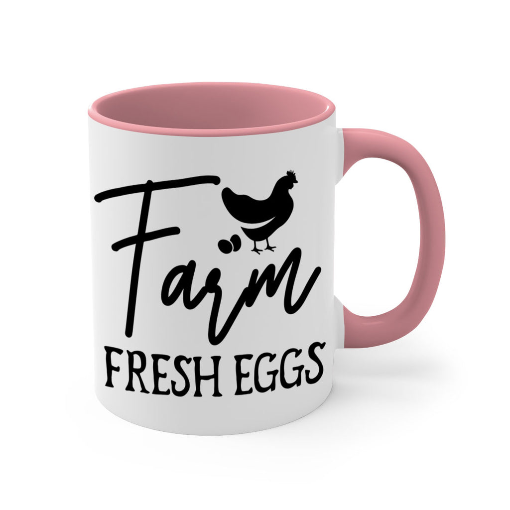 farm fresh eggs design 104#- kitchen-Mug / Coffee Cup