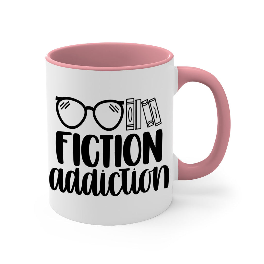 fiction addiction 40#- Reading - Books-Mug / Coffee Cup
