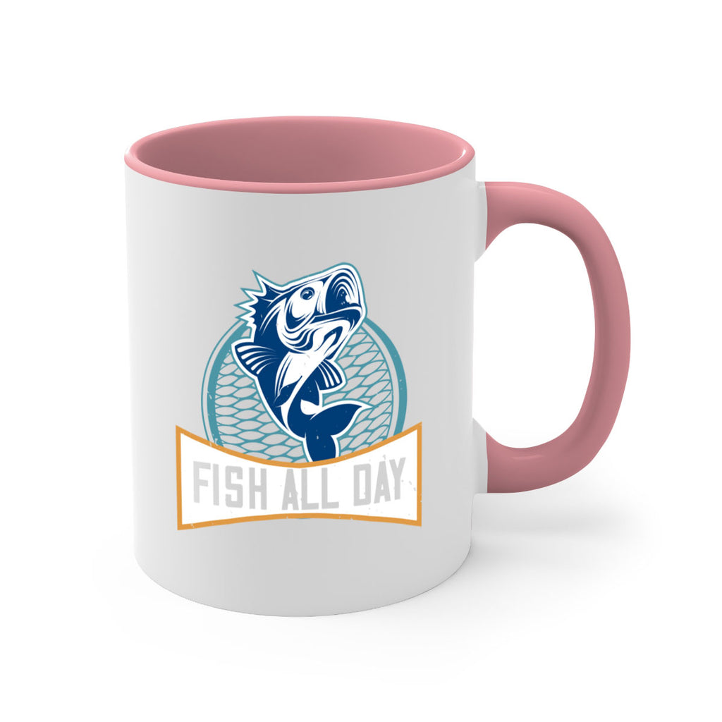 fish all day 277#- fishing-Mug / Coffee Cup