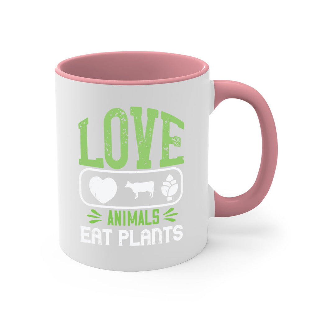 love animals eat plants 33#- vegan-Mug / Coffee Cup