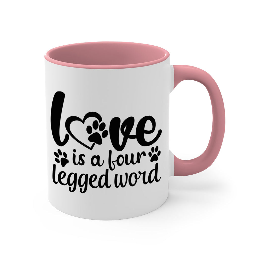 love is a four legged word Style 74#- Dog-Mug / Coffee Cup