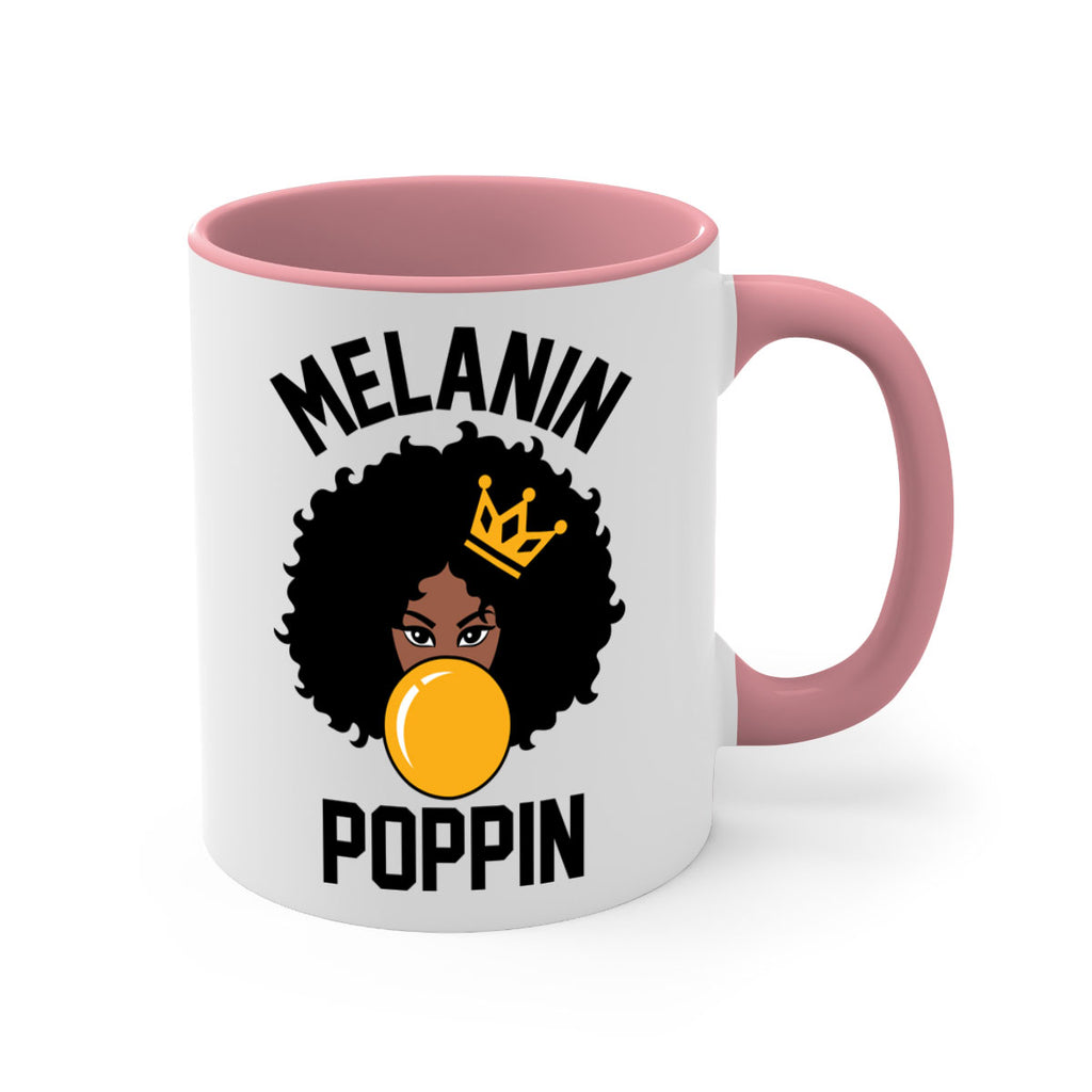 melanin poppin afro girl 25#- Black women - Girls-Mug / Coffee Cup