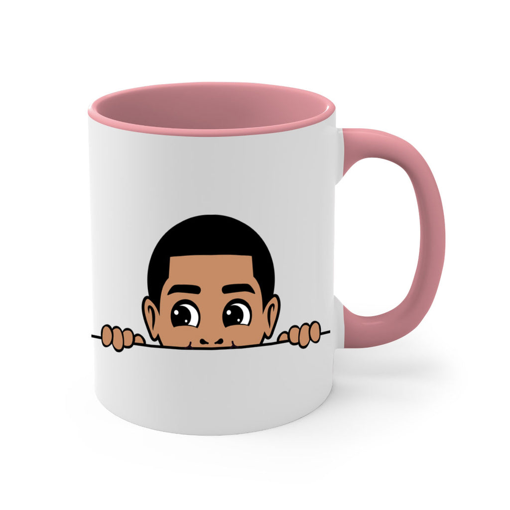 peekaboo boy 17#- Black men - Boys-Mug / Coffee Cup
