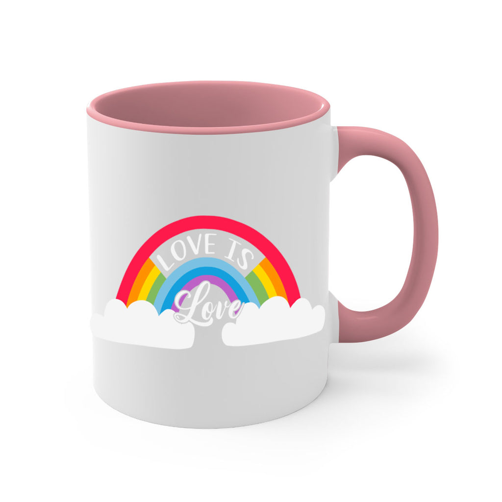 rainbow lgbt love is love 28#- lgbt-Mug / Coffee Cup